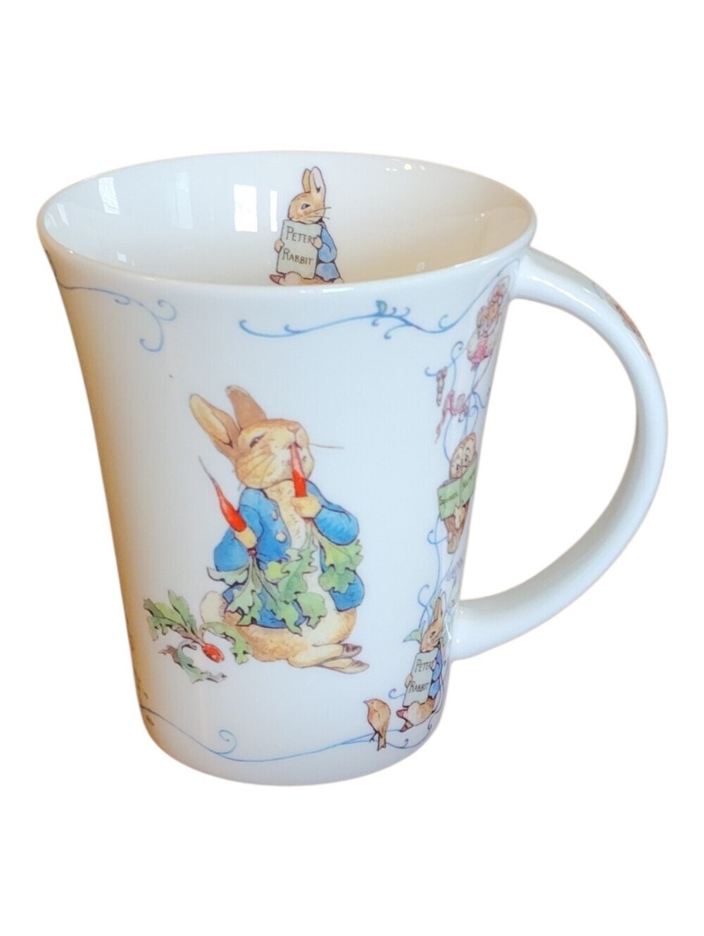 Vtg Peter Rabbit Mug Beatrix Potter 2006 Fine Bone China Beatrix Potter Mug